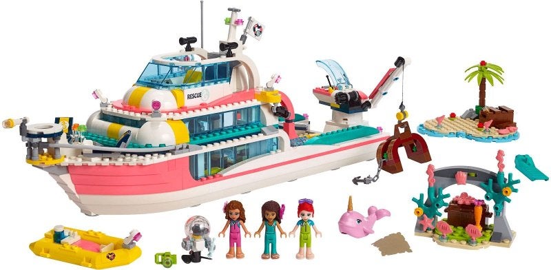 LEGO | Friends | Reddingsboot | 41381, Lego, Gebruikt, Lego, Compleet