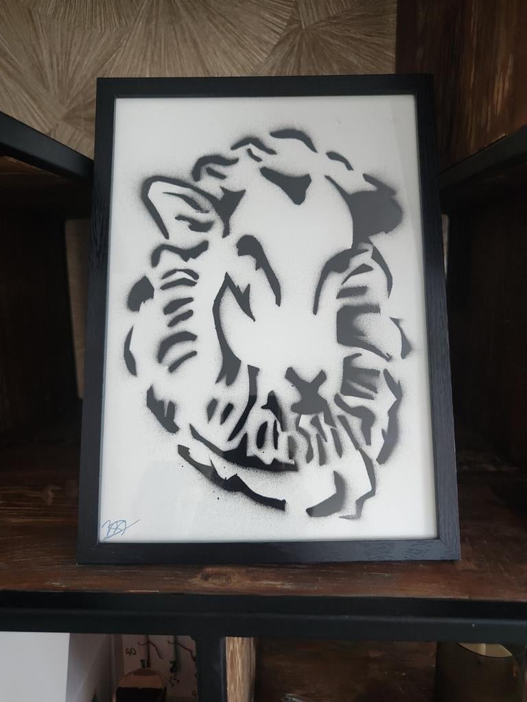 Graffiti Schaap, Huis en Inrichting, Woonaccessoires | Schilderijen, Tekeningen en Foto's, Ophalen of Verzenden, Nieuw, Minder dan 50 cm