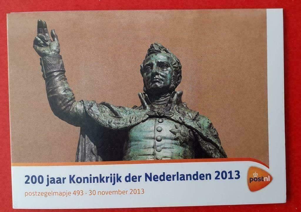 Postzegelmapje 493 -200 jr. Koninkrijk der Nederlanden 2013, Postzegels en Munten, Postzegels | Nederland, Verzenden, Na 1940