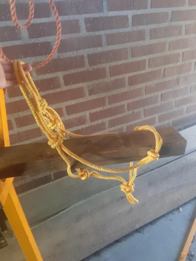 Halster mooi geel. Goedkoop, Dieren en Toebehoren, Ophalen of Verzenden, Zo goed als nieuw, Overige soorten