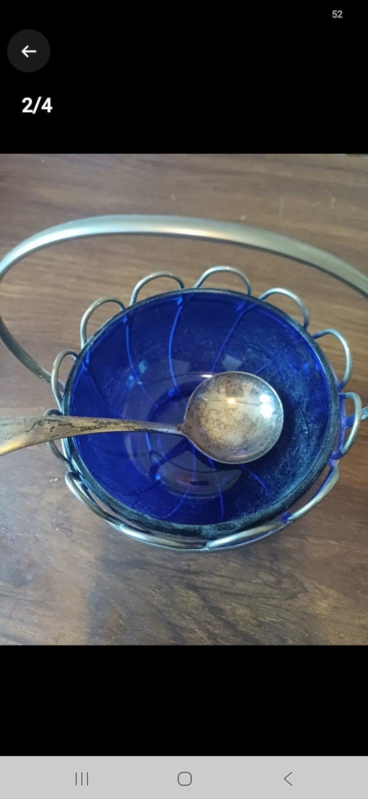 TE KOOP MOOI ANTIEK VINTAGE BONBONSCHAALTJE, Ophalen of Verzenden