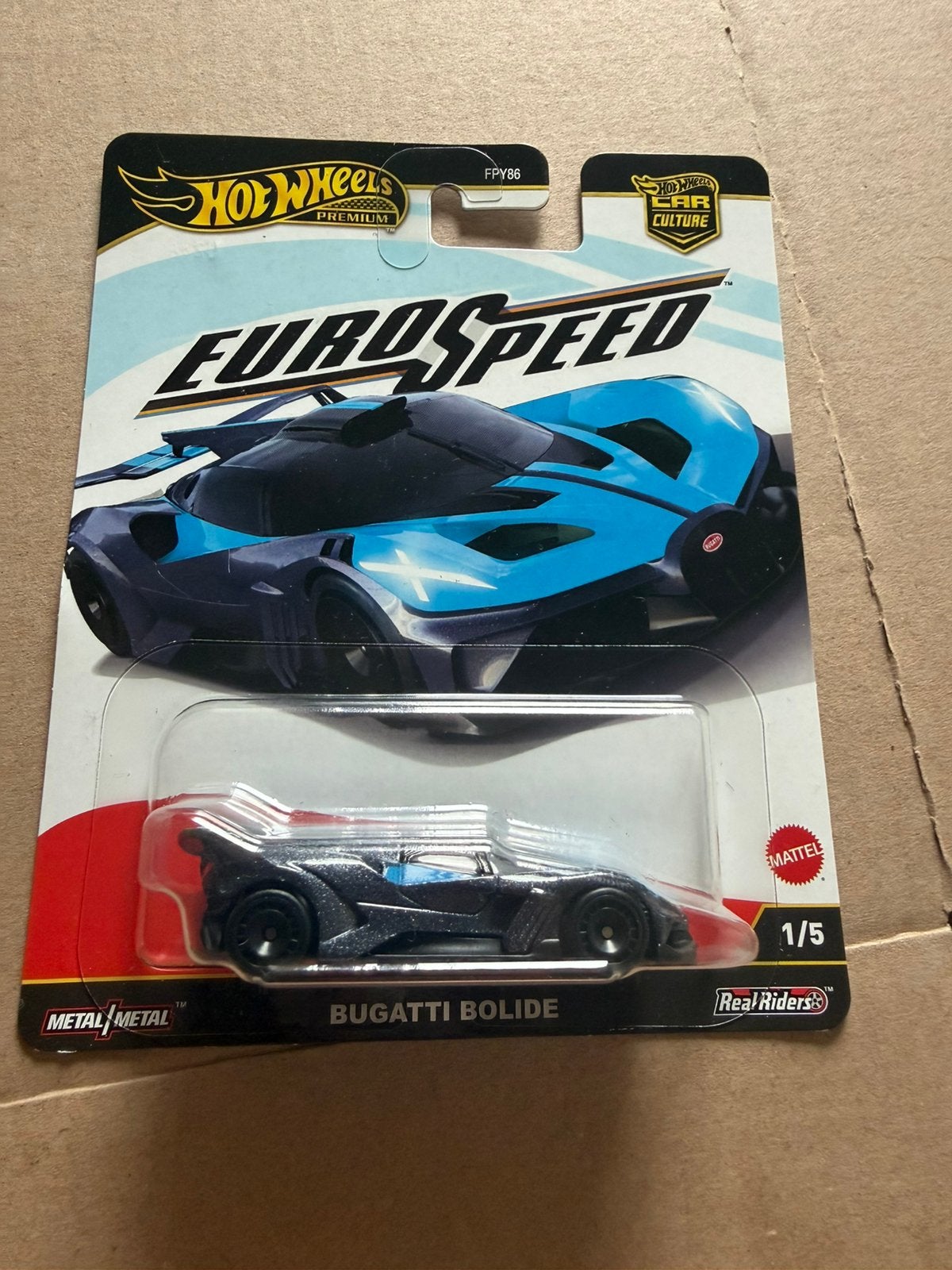 Hot wheels premium Bugatti Bolide, Ophalen of Verzenden, Zo goed als nieuw