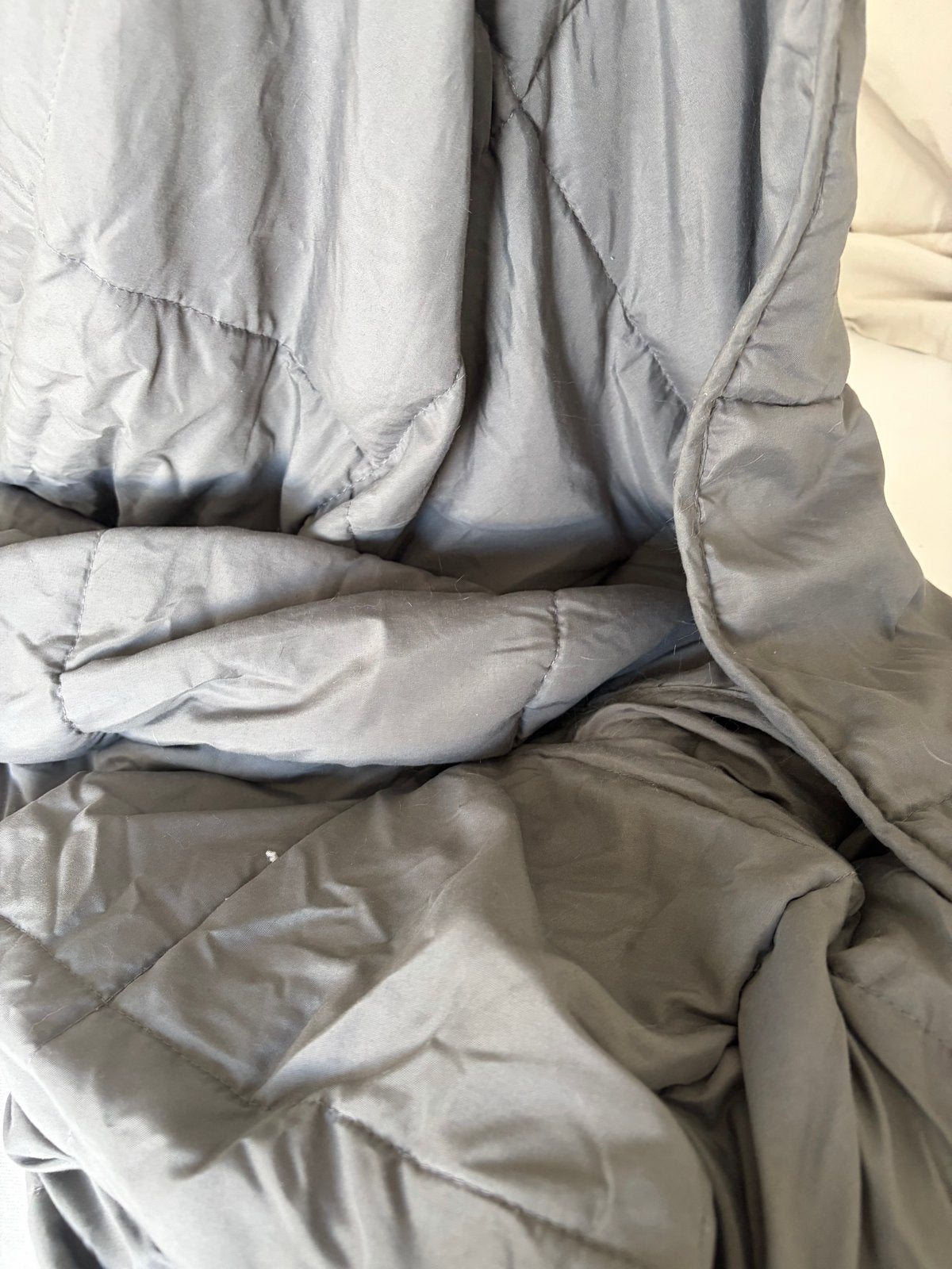 Verzwaringsdeken - Weighted Blanket - Grijs - 122x183 cm, Eenpersoons, Ophalen of Verzenden, Overige merken, Polyester