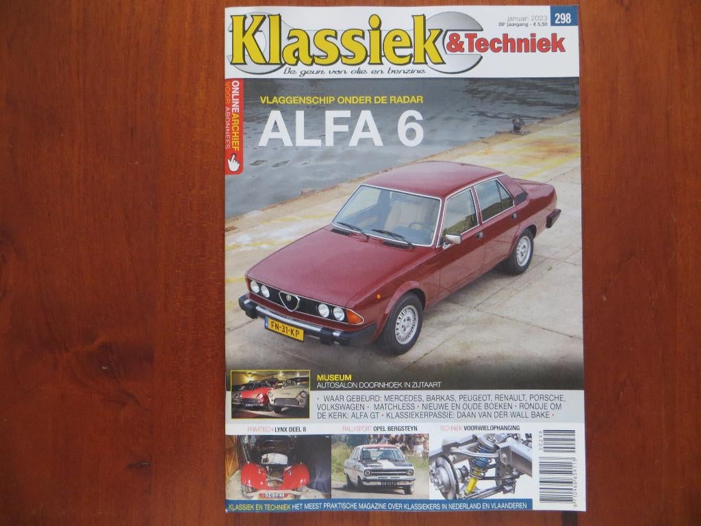 Klassiek & Techniek 298 Alfa Romeo Alfa 6, Opel Bergsteyn, Ophalen of Verzenden, Nieuw, Alfa Romeo