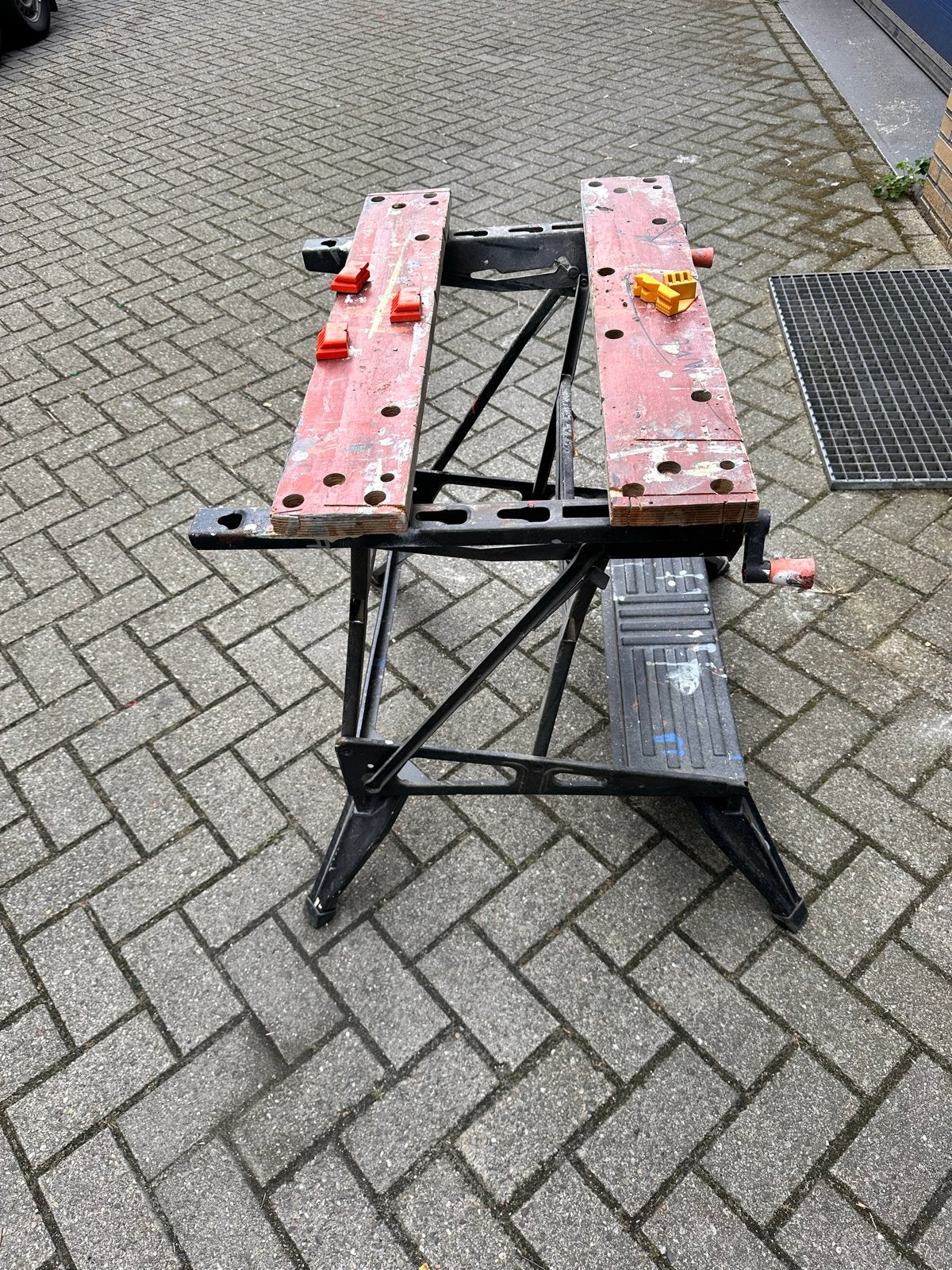 Workmate - Gebruikte Werkbank, Doe-het-zelf en Verbouw, Werkbanken, Ophalen, Gebruikt, 70 tot 120 cm, Bankschroef