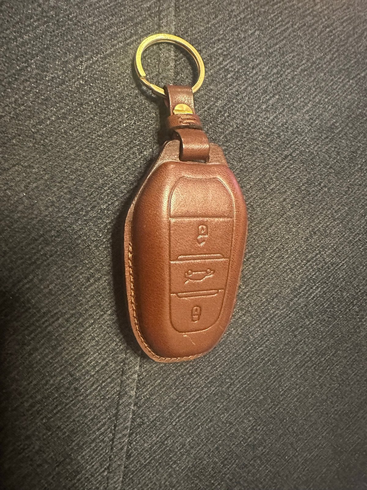 Leren sleutelhoesje voor Opel autosleutel, Ophalen of Verzenden, Nieuw