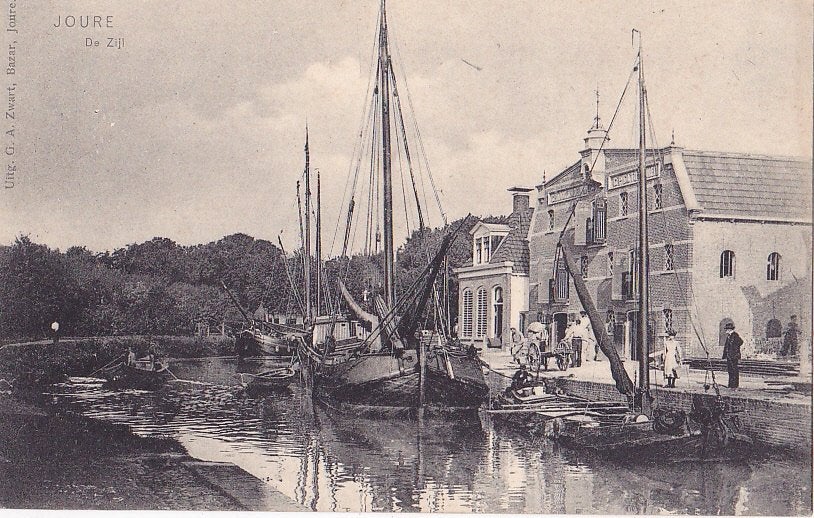 Joure., Verzamelen, Ansichtkaarten | Nederland, Ophalen of Verzenden, Voor 1920, Ongelopen, Friesland