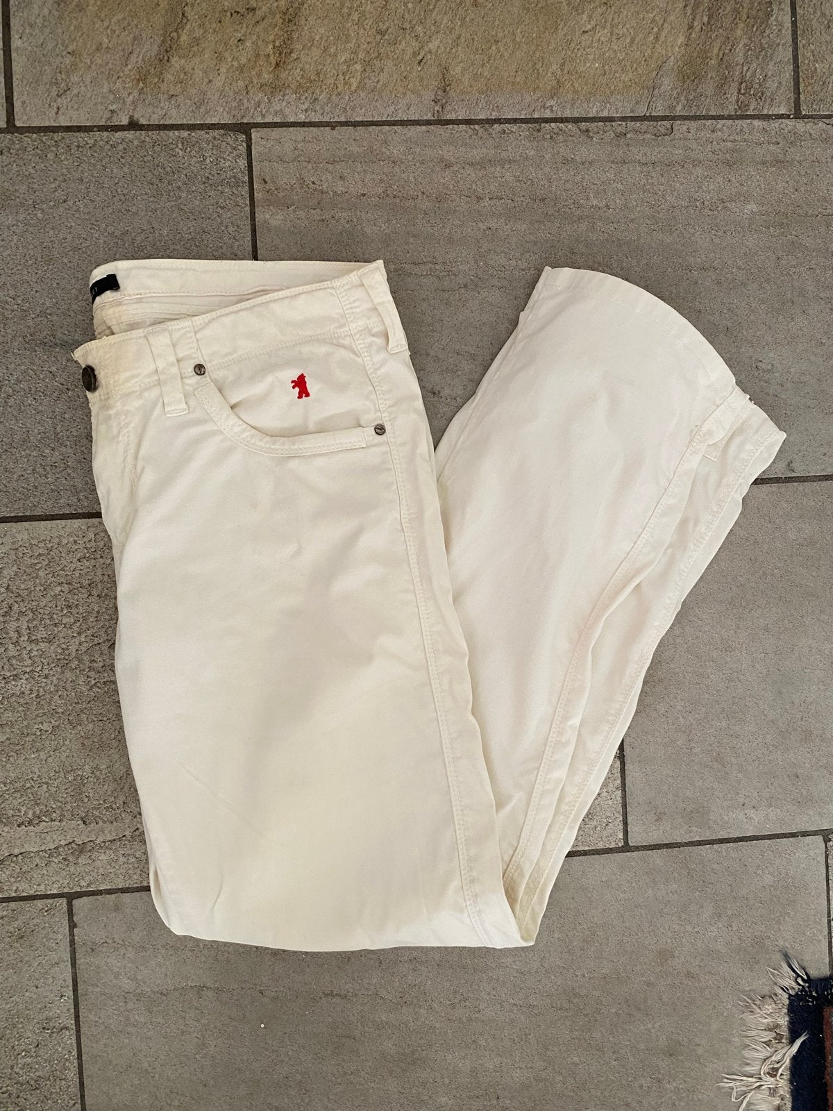Jaggy Dames Broek Crème Maat IT 48 (NL 42/44), Overige kleuren, Verzenden, Maat 42/44 (L), Lang