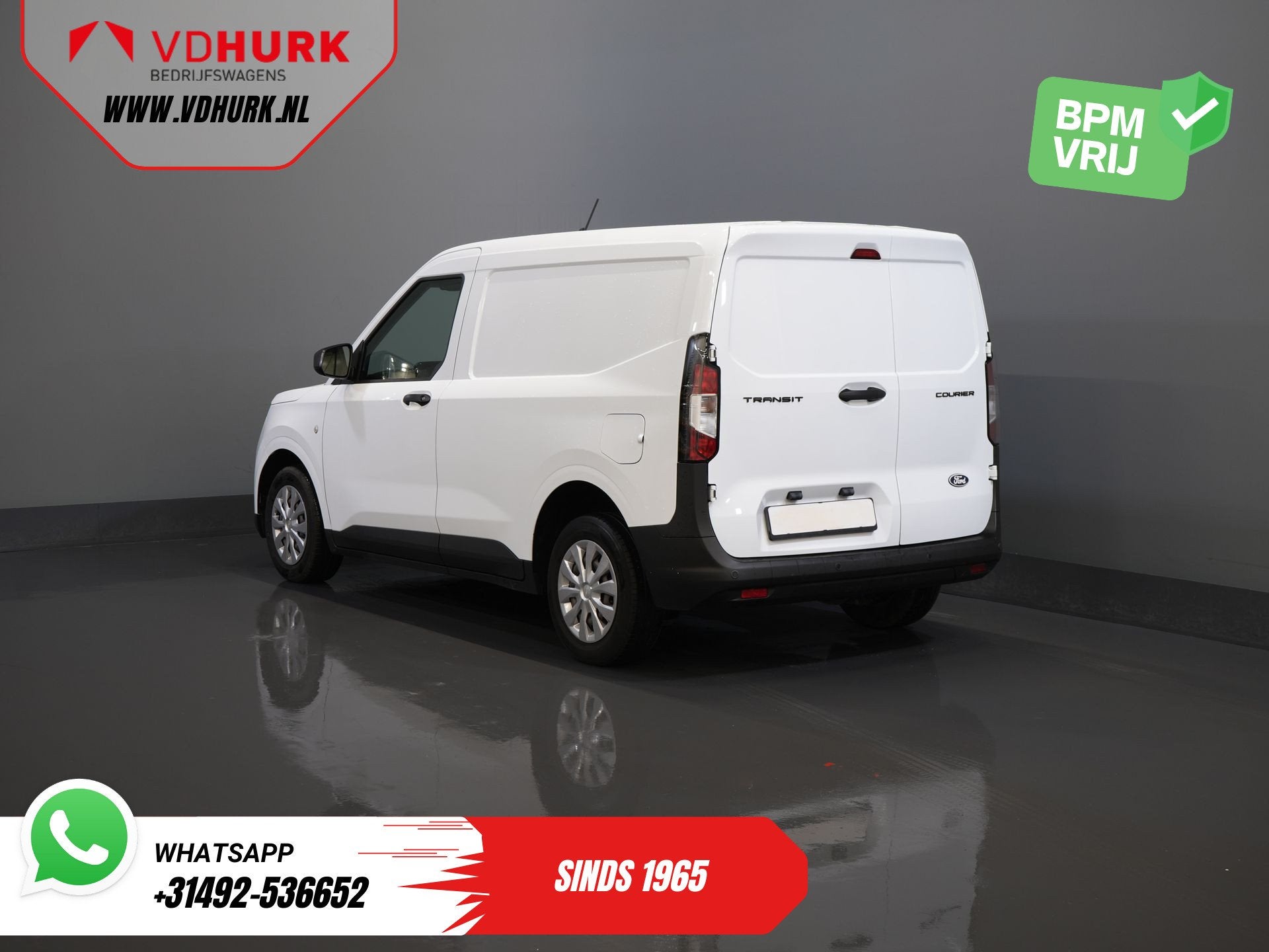 Ford Transit Courier 1.0 Trend 100 pk BENZINE Carplay/ Virtu, Auto's, Voorwielaandrijving, Gebruikt, Bedrijf, 2 stoelen