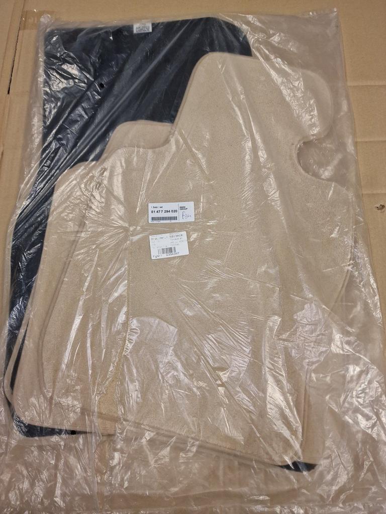 Automatten set 4-delig 51477294020 beige BMW F34 origineel, Auto-onderdelen, Interieur en Bekleding, -, -, Nieuw, Ophalen of Verzenden