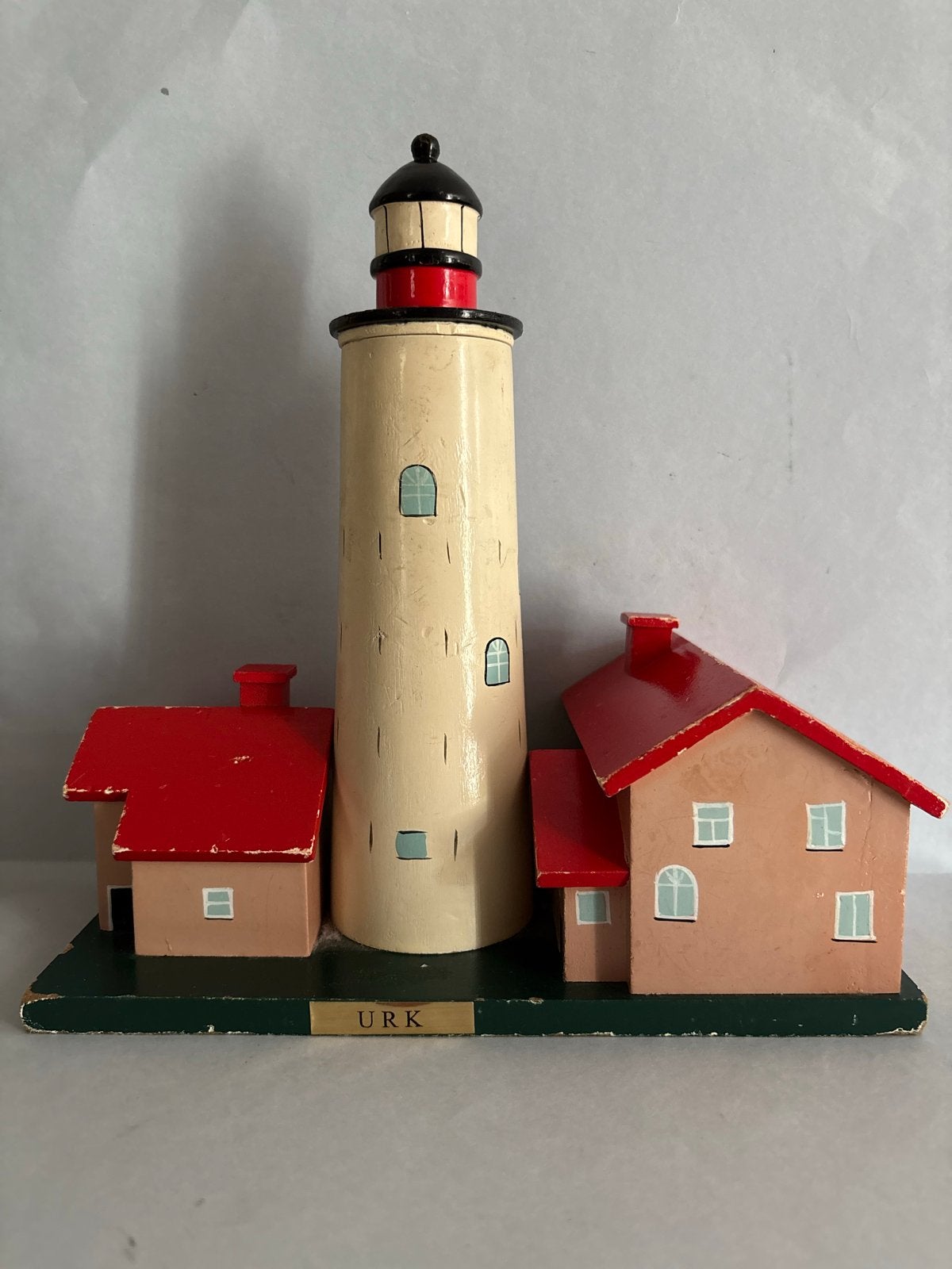 Houten Vuurtoren Urk - Decoratief Model, Ophalen of Verzenden, Gebruikt