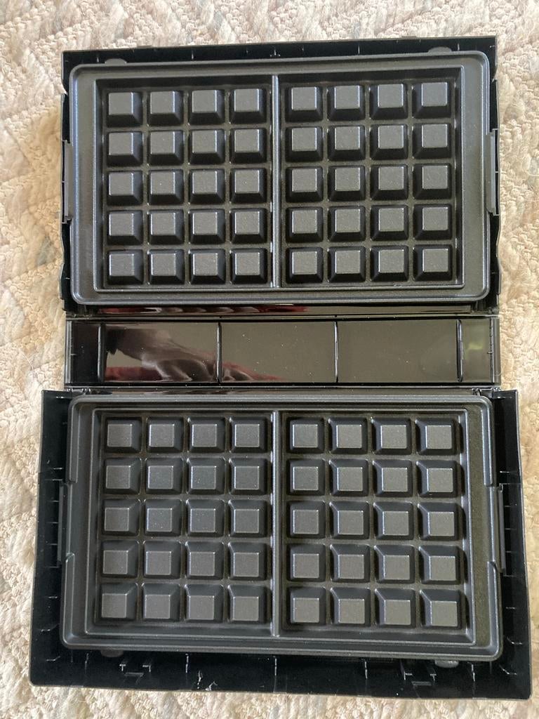 Tefal Snack Collection Wafelijzer Platen (nr. 4), Ophalen of Verzenden, Uitneembare platen, Zo goed als nieuw