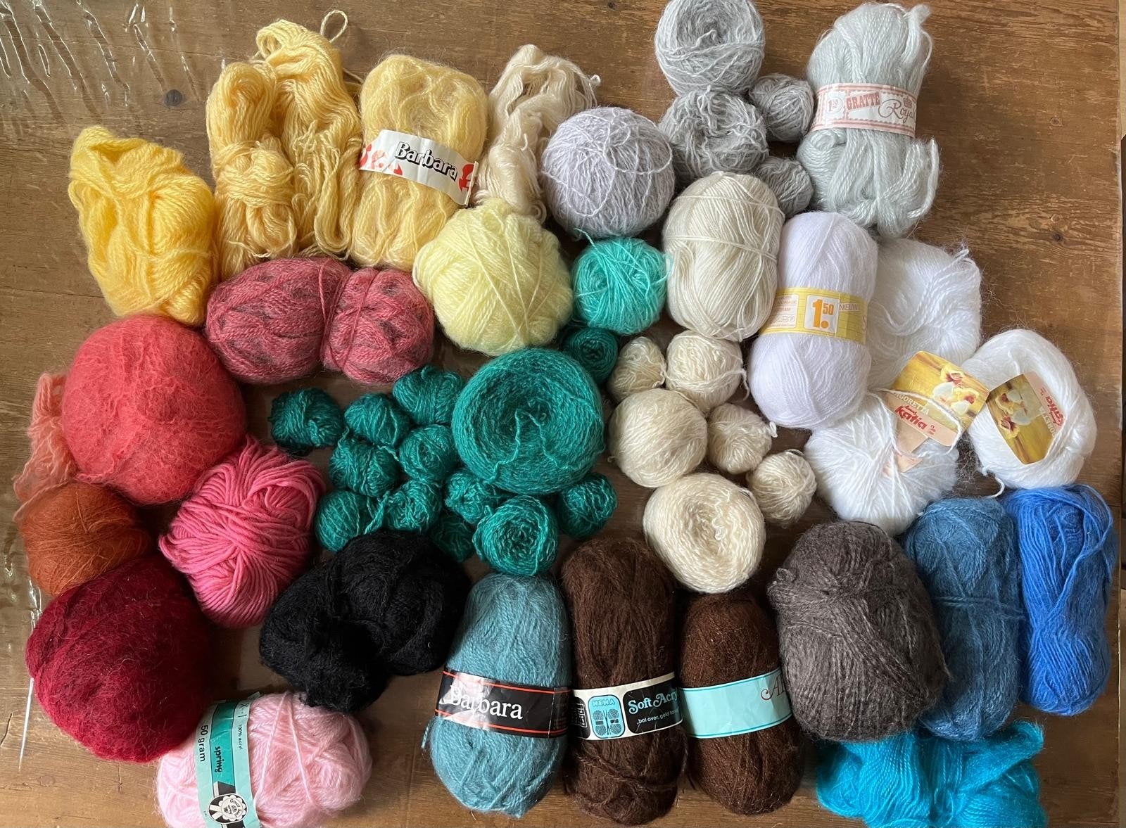 mohair garens. Van alles wat., Ophalen of Verzenden, Nieuw, Breien of Haken, Wol of Garen