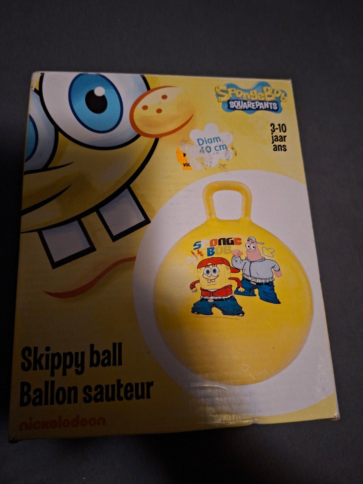 SpongeBob SquarePants Skippy Bal - 40 cm nieuw in doos, Ophalen of Verzenden, Nieuw