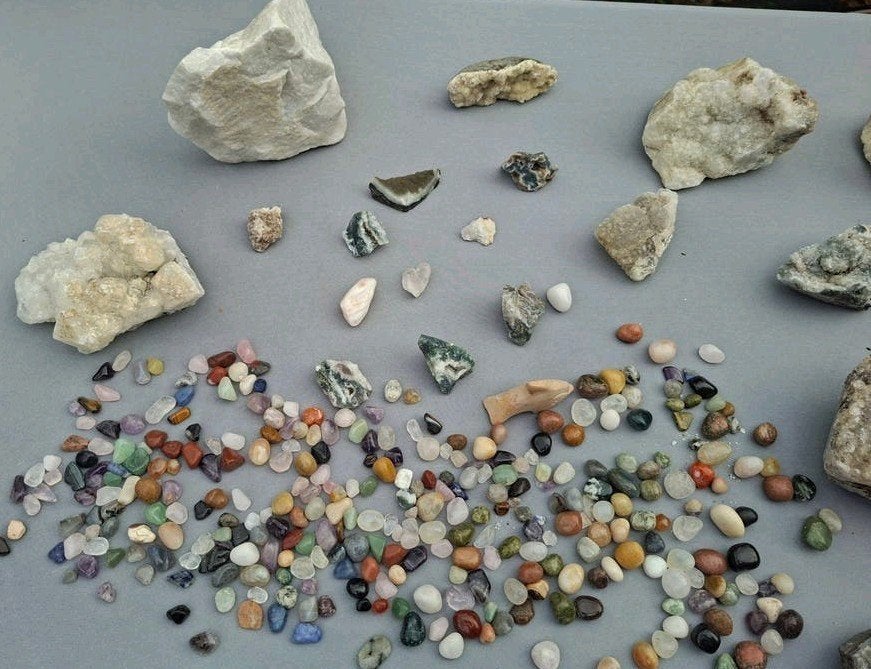 Edelstenen heel veel verschillende, Sieraden, Tassen en Uiterlijk, Edelstenen, Ophalen of Verzenden
