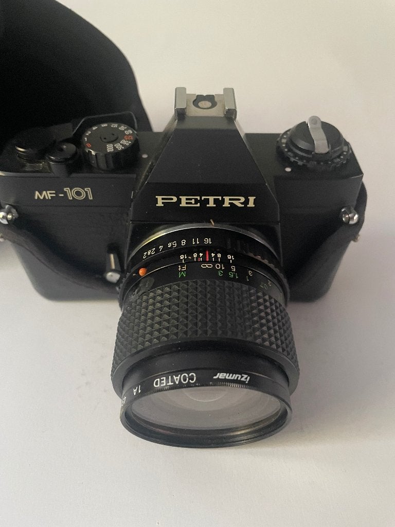 Vintage fotoset Petri/Braun/Agfa, Ophalen of Verzenden, Gebruikt, Spiegelreflex, Overige Merken