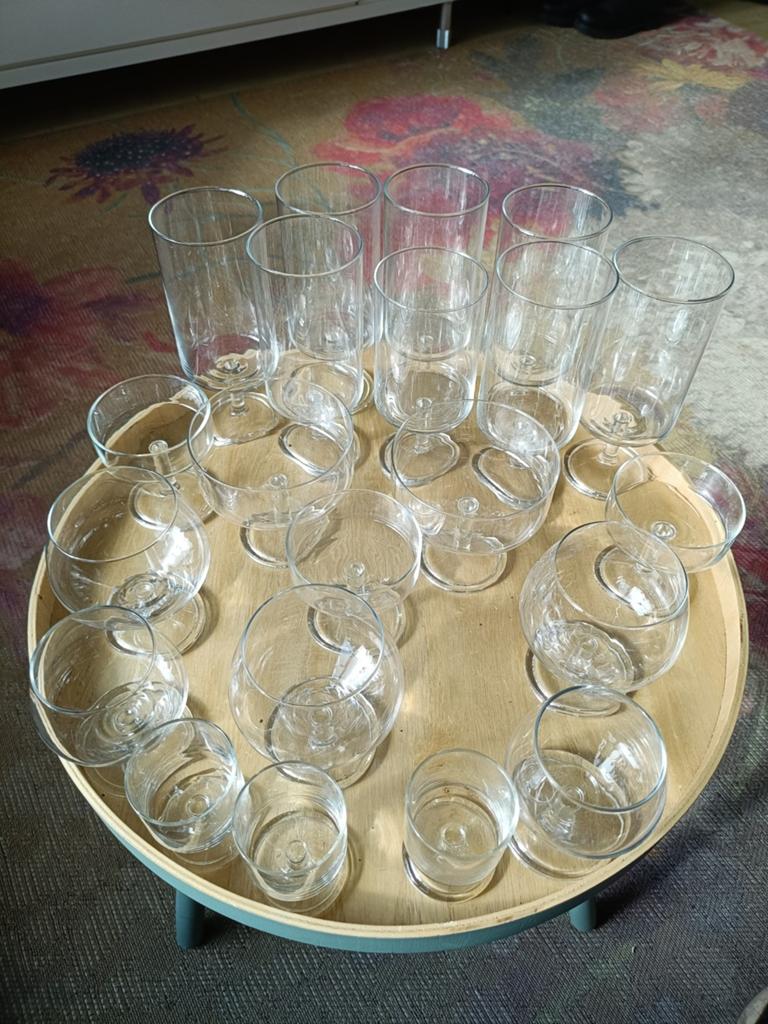 Glazen diverse, Antiek en Kunst, Antiek | Glas en Kristal, Ophalen