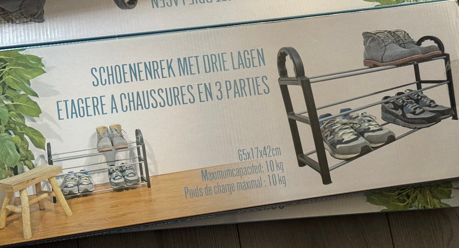 Schoenenrek, Huis en Inrichting, Kasten | Schoenenrekken, Ophalen, Nieuw