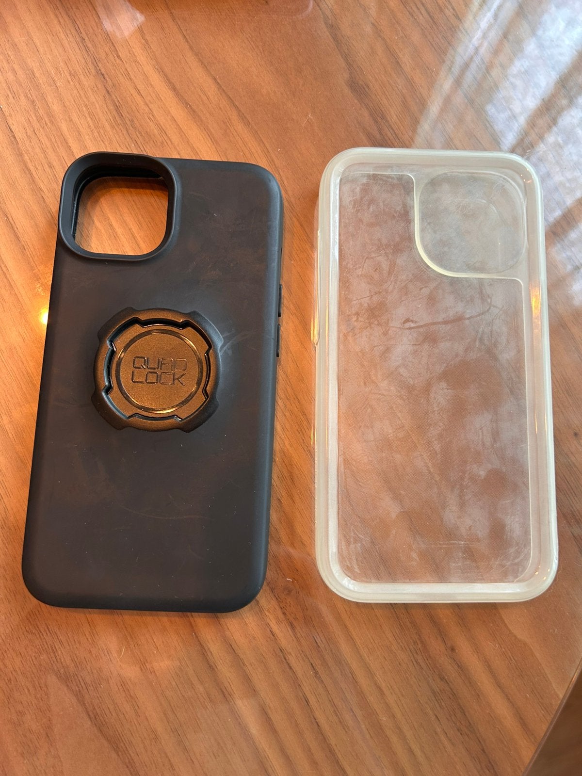 Quad lock - iphone 14 Case and poncho, Ophalen of Verzenden, Zo goed als nieuw, IPhone 14