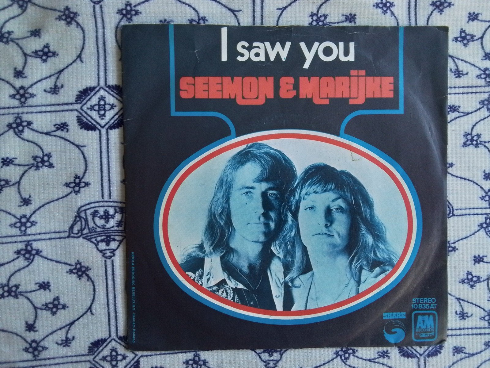Seemon & Marijke            I saw you, Ophalen of Verzenden, Zo goed als nieuw, 7 inch, Pop