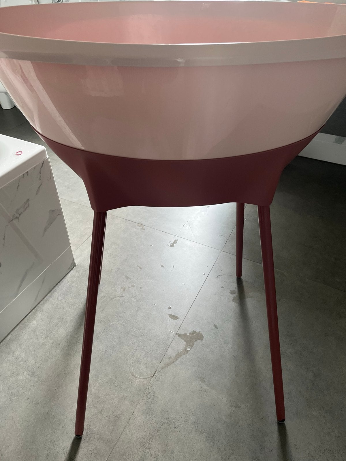 Luna kinderbad met standaard en ongebruikte verkleiner, Ophalen, Zo goed als nieuw, Badje, Overige merken