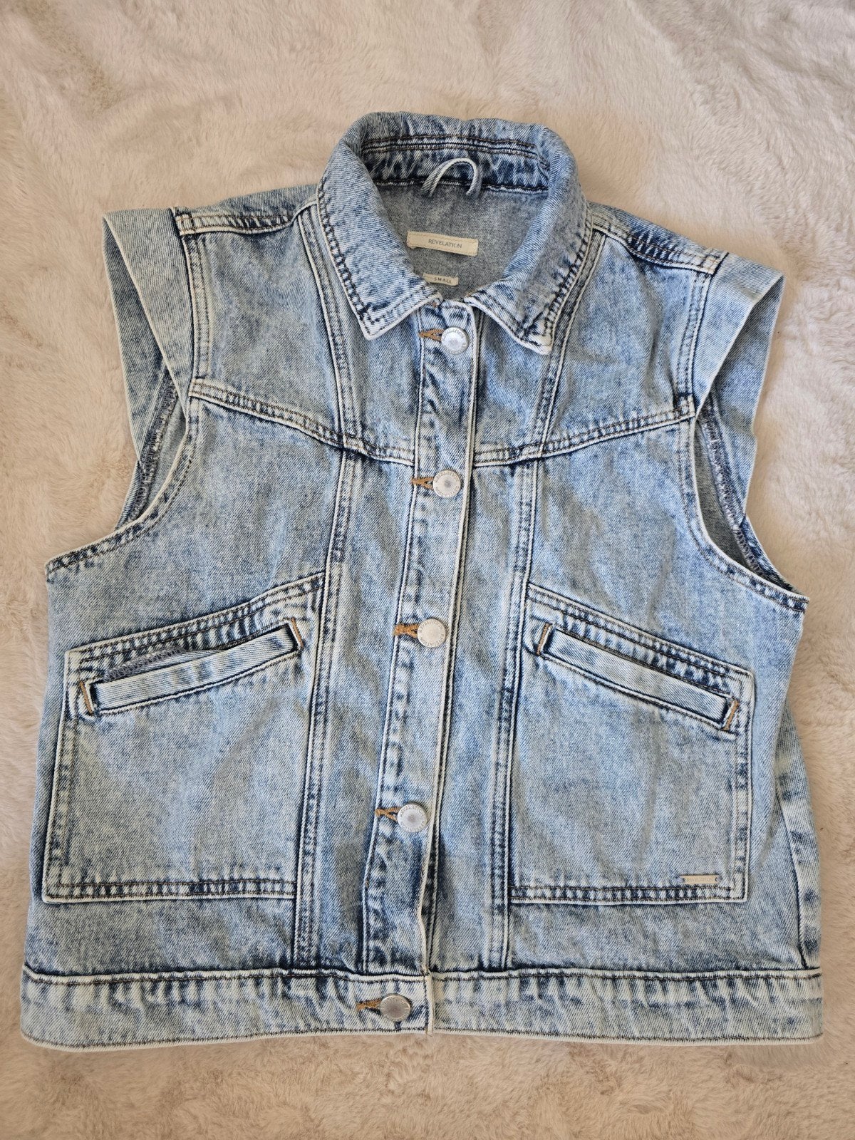 Nieuw Revelation spijkergilet maat S, Nieuw, Revelation, Maat 36 (S), Verzenden