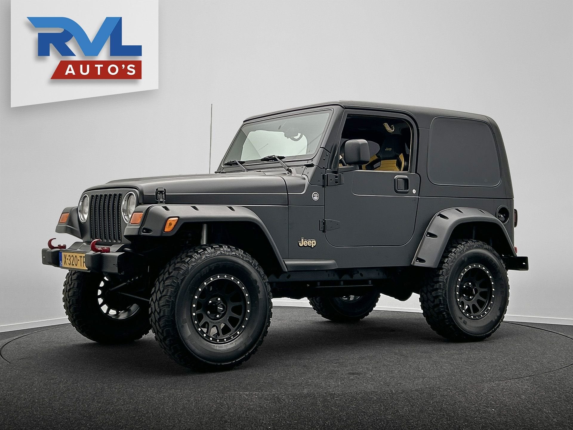 Jeep Wrangler 4.0i Hardtop TJ Automaat Airco Apple Car play, Auto's, Automaat, 450 kg, Gebruikt, Zwart