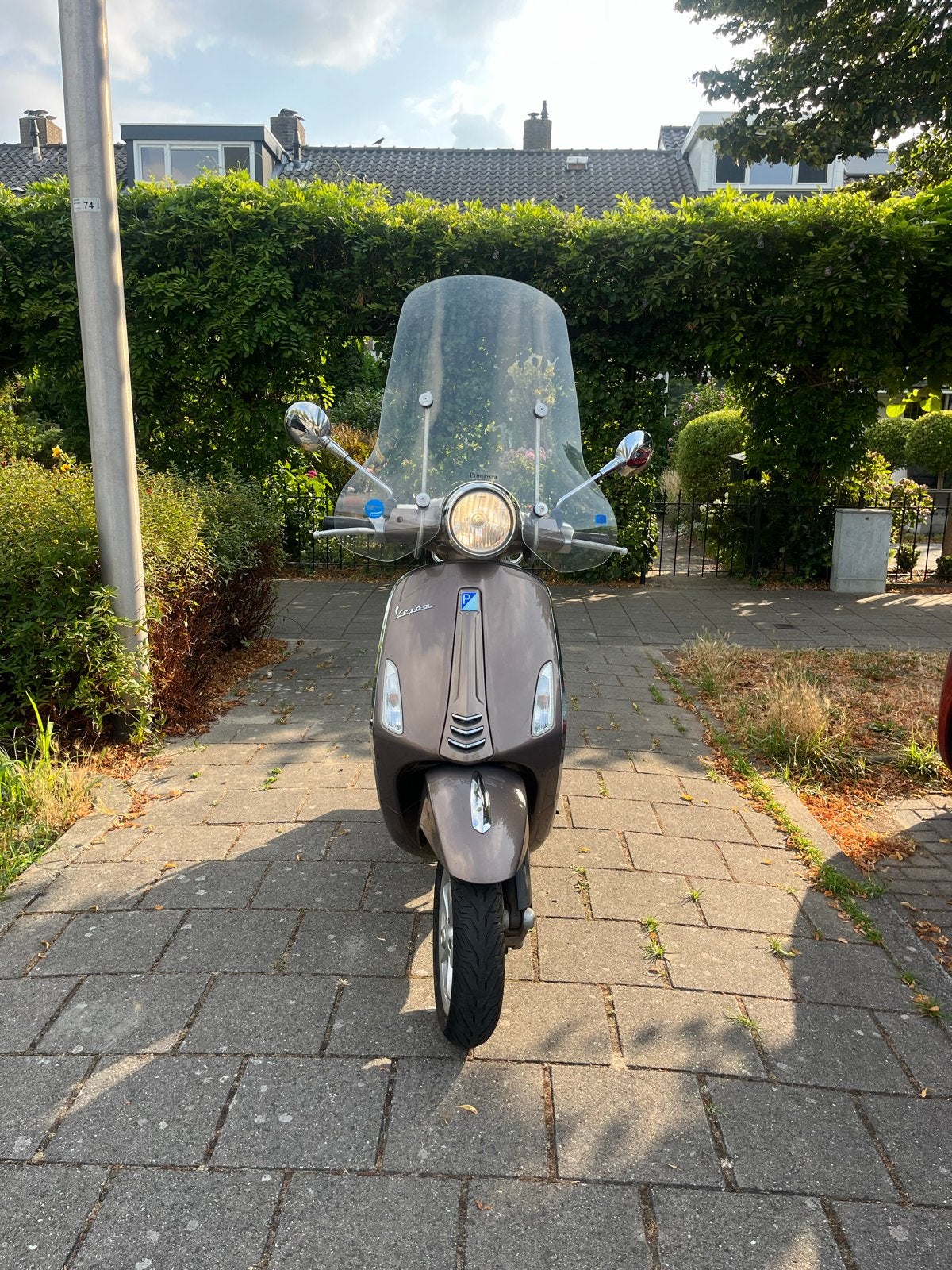 Vespa Primavera Touring 2020 - Bruin, Fietsen en Brommers, Ophalen, Gebruikt, Overige modellen, 50 cc