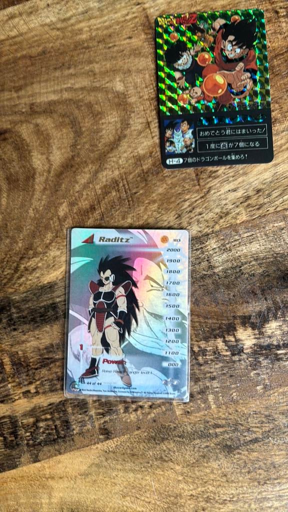 Dragonball Z kaarten, Hobby en Vrije tijd, Verzamelkaartspellen | Overige, Ophalen of Verzenden, Zo goed als nieuw, Meerdere kaarten