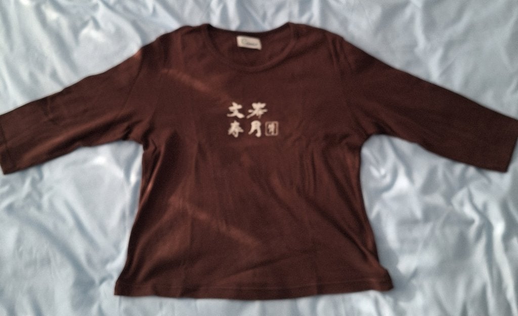 Cassis T-shirt 3/4 Mouw, Kleding | Dames, Bruin, Cassis, Ophalen of Verzenden, Zo goed als nieuw