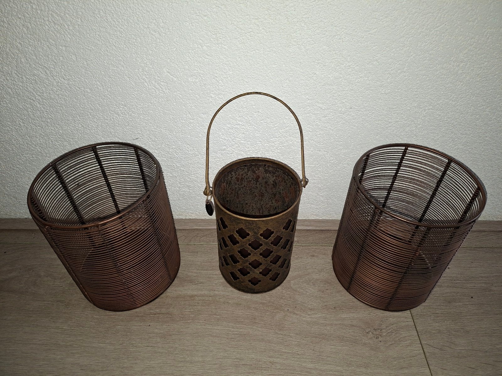 leuke houders voor kaarsen, Ophalen of Verzenden, Metaal, Windlicht