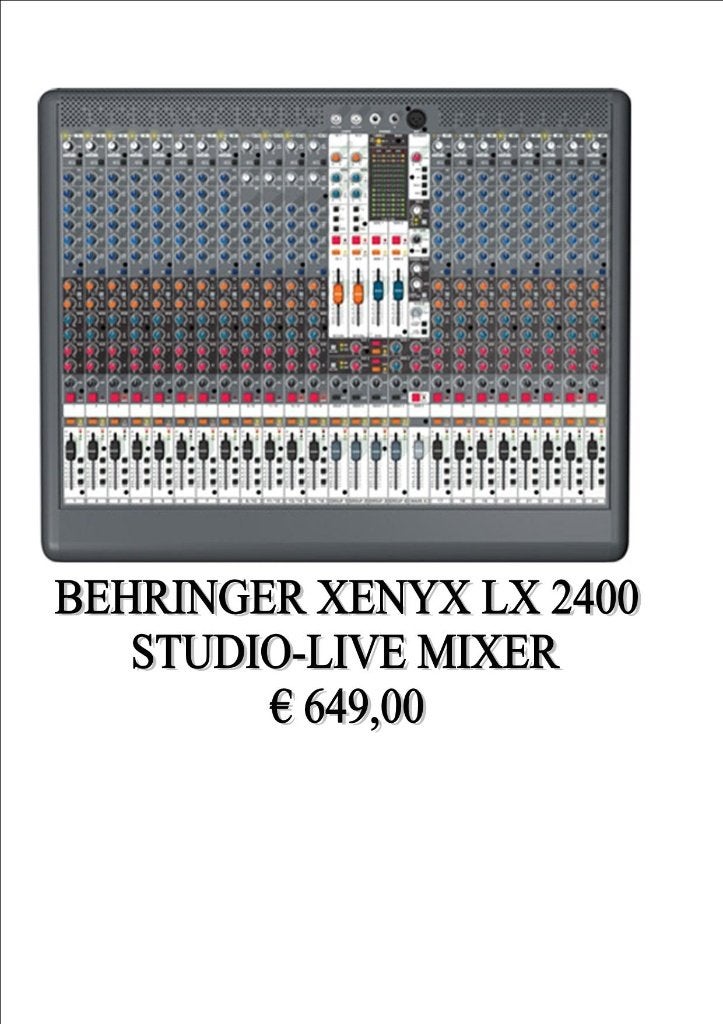 Mengpaneel, Muziek en Instrumenten, Ophalen, Zo goed als nieuw, 10 tot 20 kanalen, Microfooningang