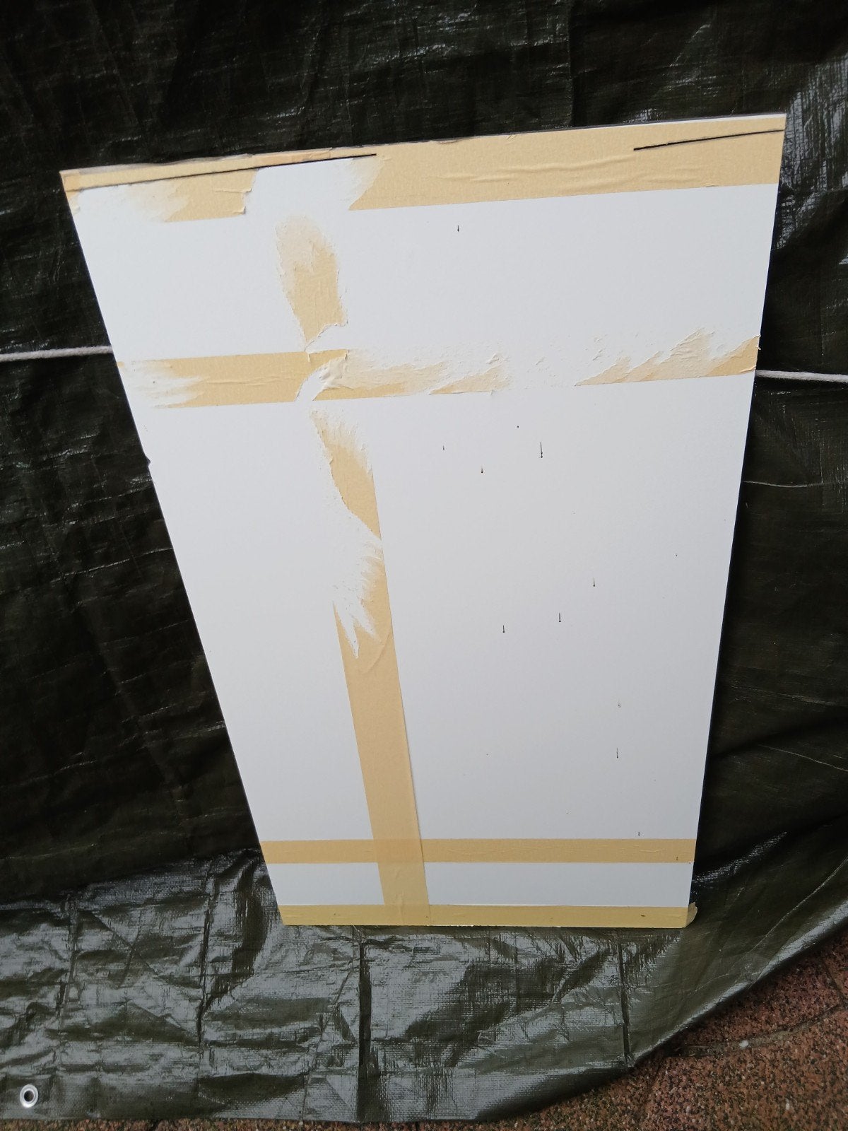Trespa plaat 12mm wit, 75x40cm, Ophalen