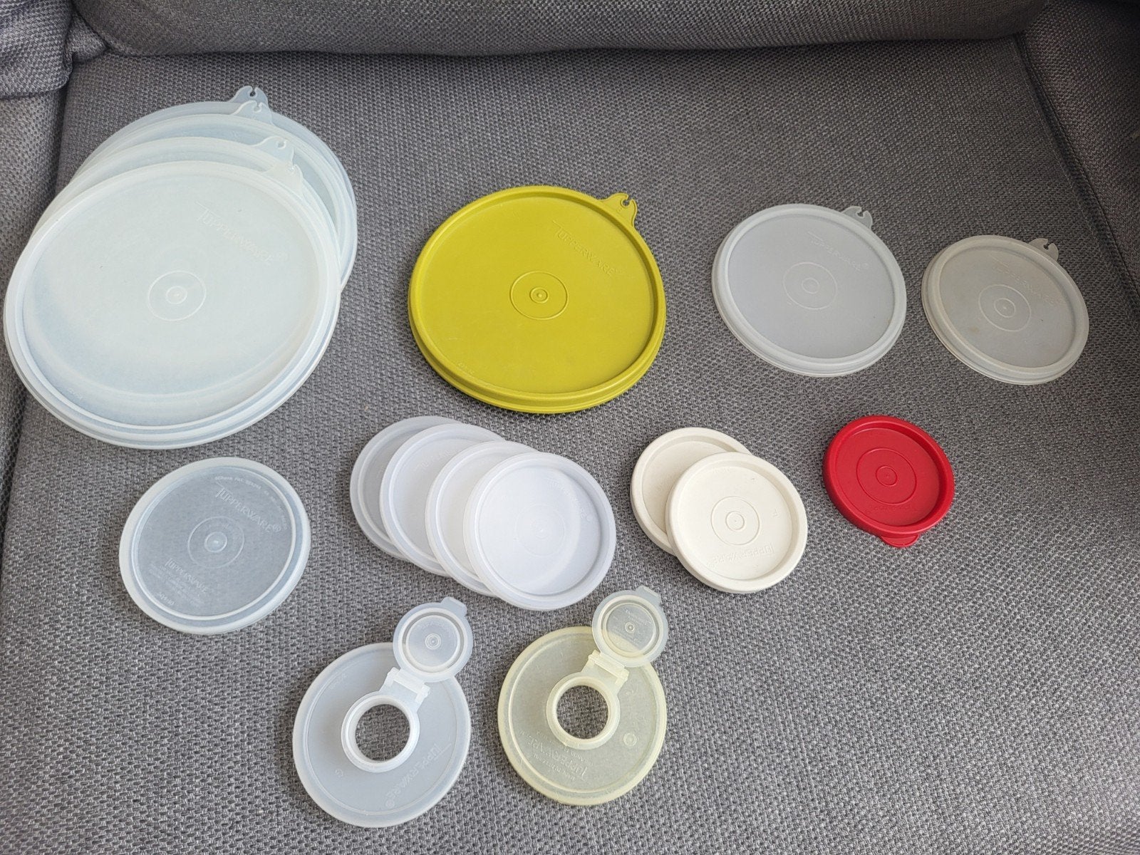 Diverse Tupperware deksels - Zo goed als nieuw, Overige kleuren, Met deksel, Overige typen, Ophalen of Verzenden