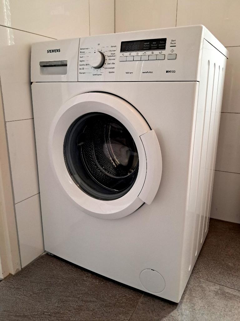 Wasmachine, Ophalen, Gebruikt, 1200 tot 1600 toeren, 85 tot 90 cm