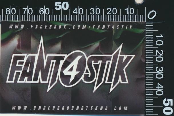 Sticker: Hardcore (15) - Fant4stik, Ophalen of Verzenden, Zo goed als nieuw, Bedrijf of Vereniging
