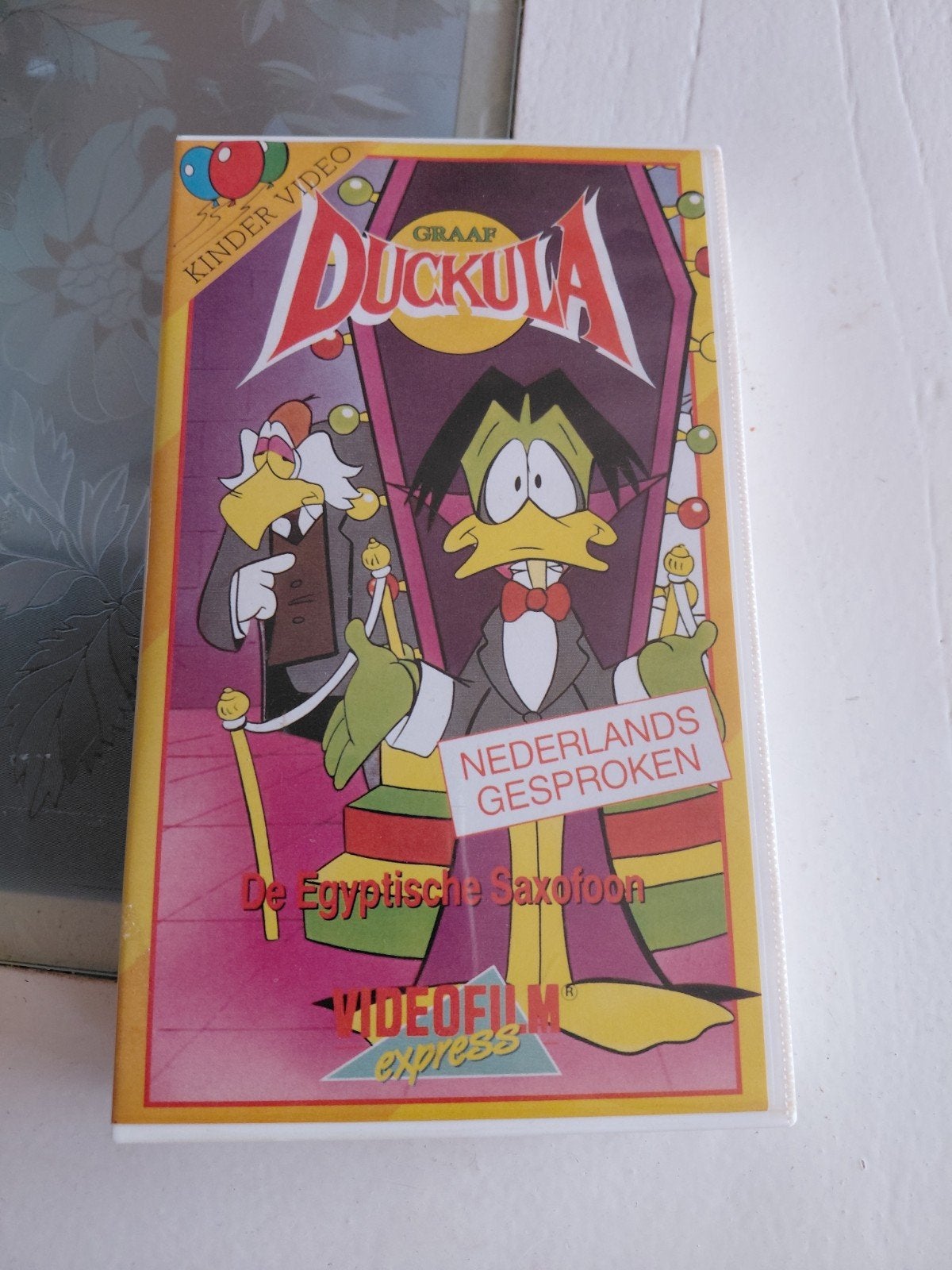 Graaf Duckula videoband., Ophalen of Verzenden, Gebruikt, Tekenfilm, VHS