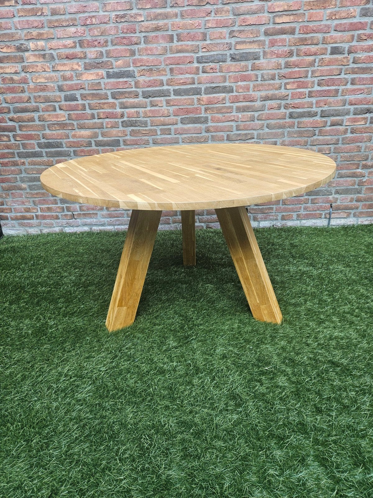 WOOOD eettafel (Rhonda), Ophalen, Rond, Hout