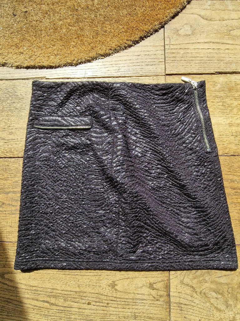 zgan zwarte gevoerde korte rok Juffrouw Jansen mt S, Kleding | Dames, Maat 38/40 (M), Zwart, Ophalen of Verzenden, Zo goed als nieuw