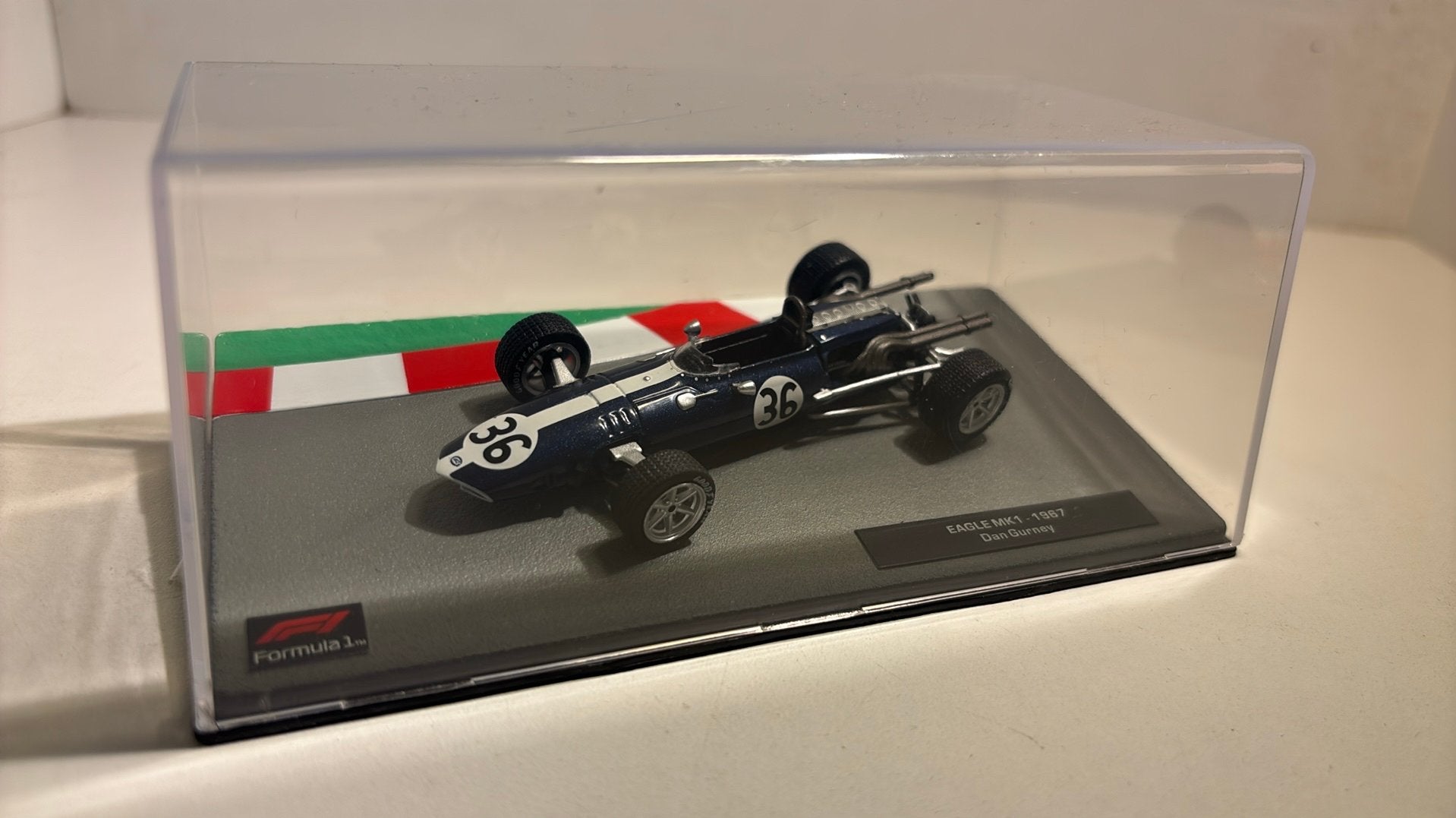 F1 eagle mk1 dan gurney 1967 atlas 1.43, Ophalen of Verzenden, A, A, A