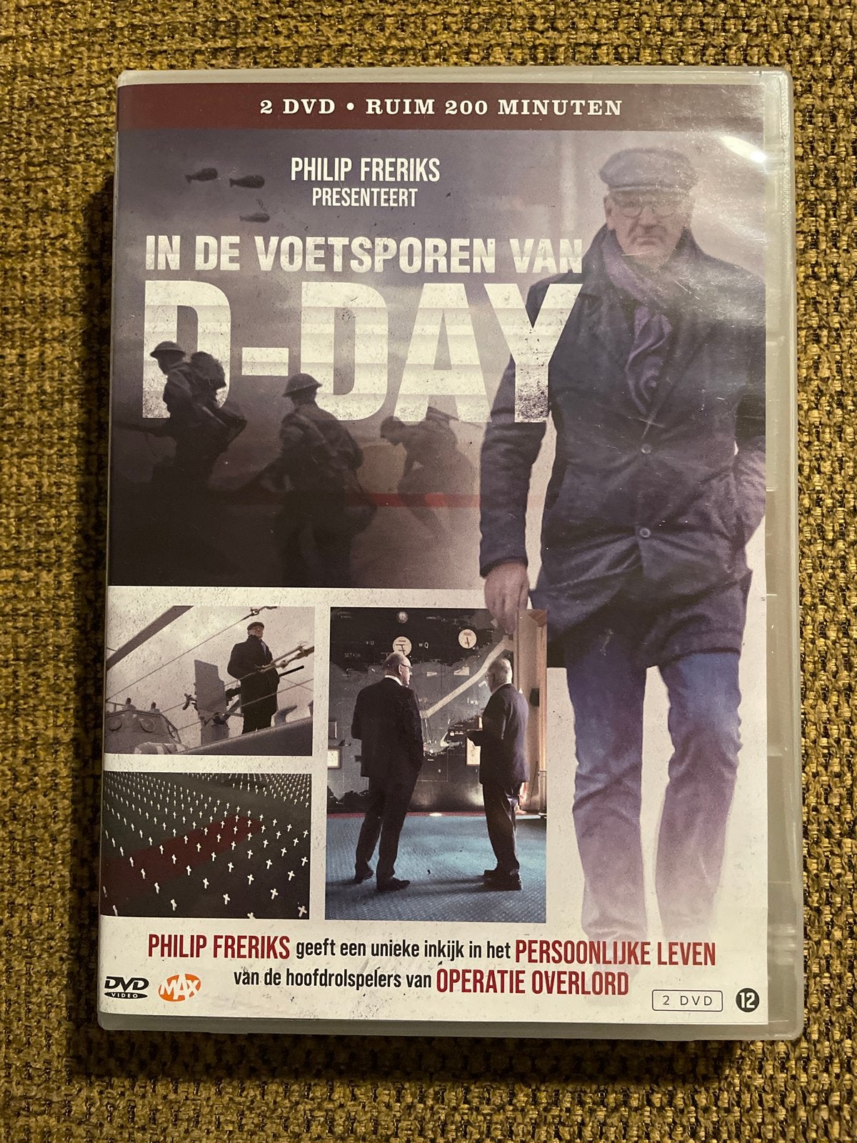 In de Voetsporen van D-Day - Philip Freriks (2 DVD), Oorlog of Misdaad, Nederlands, Zo goed als nieuw, Vanaf 12 jaar