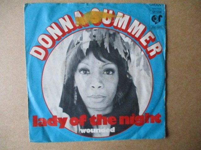 s4389 donna summer - lady of the night, Ophalen, Gebruikt, 7 inch, Overige genres