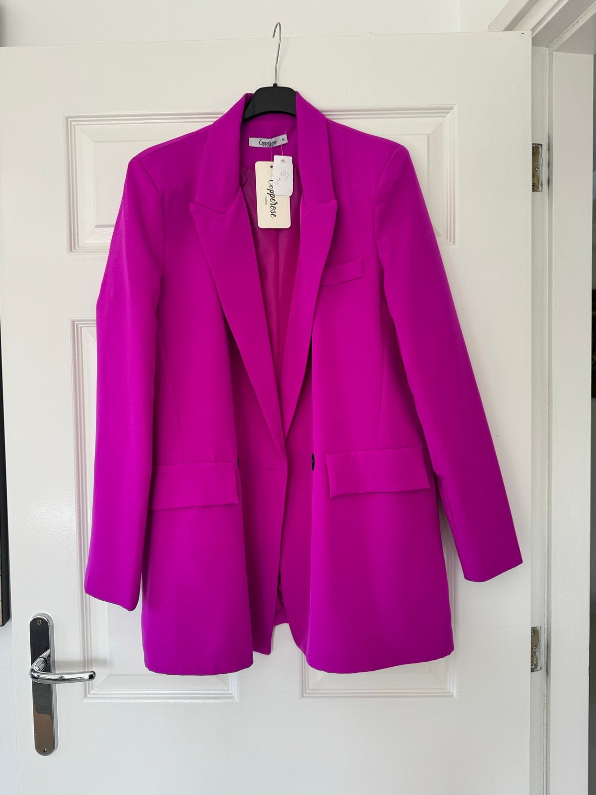 Nieuwe Oversized Blazer Maat M met prijskaartje, Maat 38/40 (M), Nieuw, Ophalen of Verzenden, Jasje