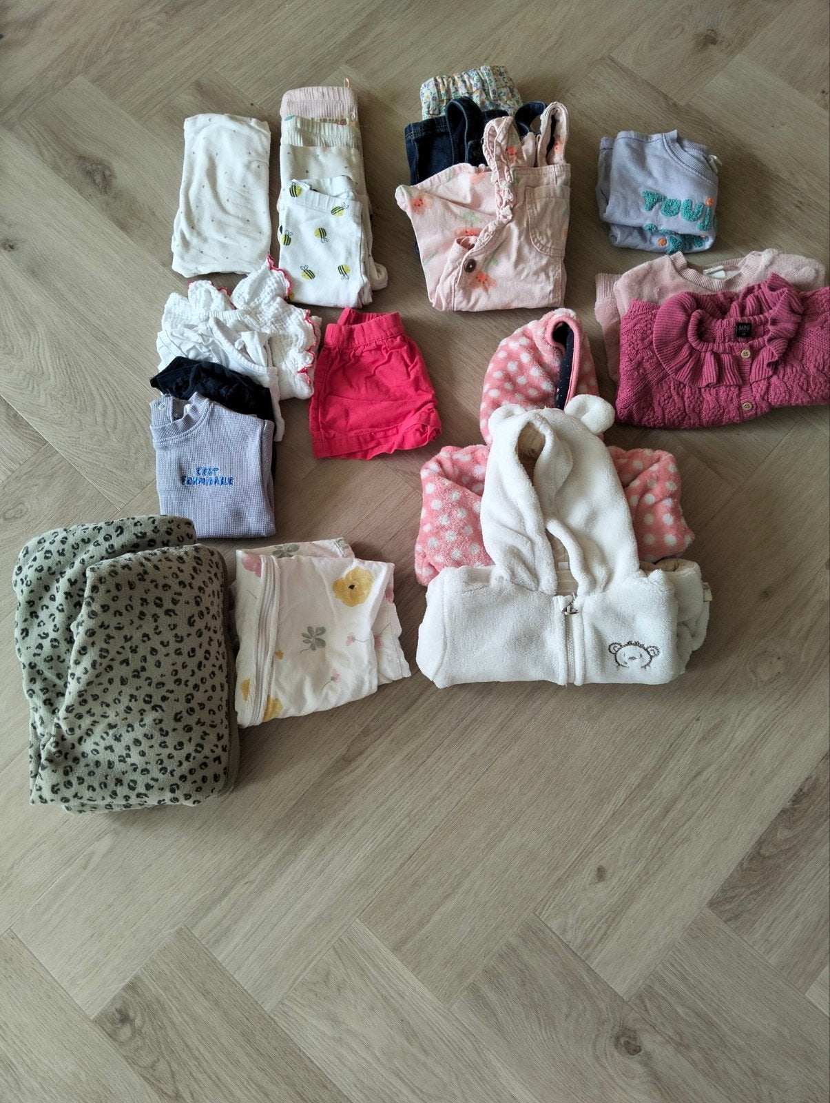 kledingpakket 68 met jasjes en slaapzk - H&M, Hema, Baby, Ophalen of Verzenden, Gebruikt, H&M, Hema, Baby Club, Jongetje of Meisje