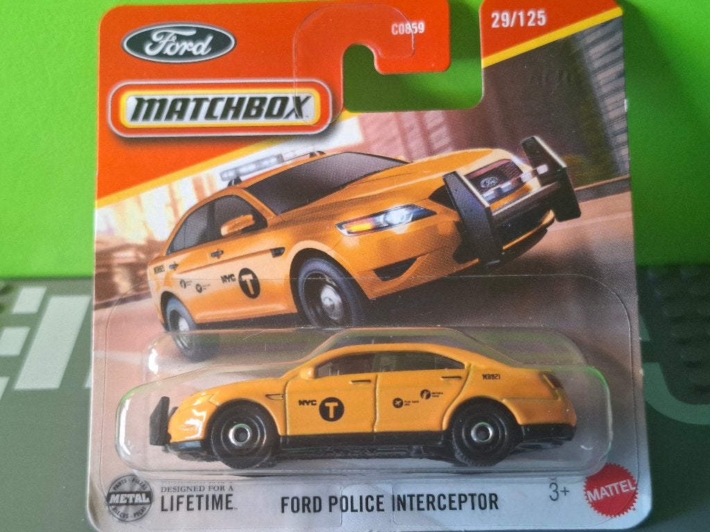 Matchbox 29 - Ford NYC Taxi [geel] 1/70 MIB, Ophalen of Verzenden, Nieuw, Auto