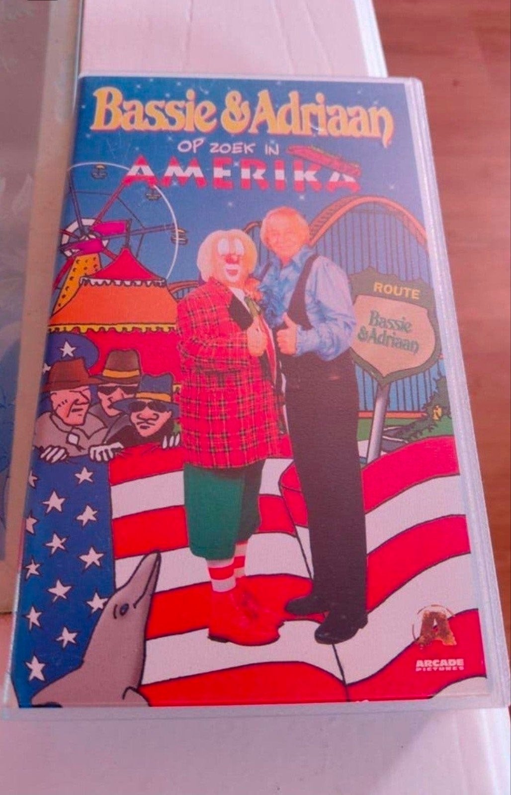 Bassie en Adriaan in Florida VHS Arcade., Ophalen of Verzenden, Gebruikt, Kinderprogramma of -film, VHS