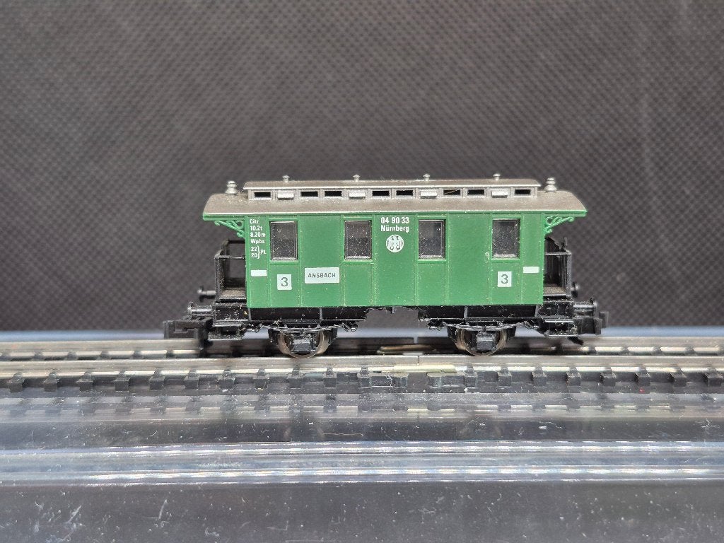 Fleischmann 8051 - DRG 'Lokalbahn' Pers.wagen Citr (16372), Gebruikt, Gelijkstroom, Fleischmann, Wagon