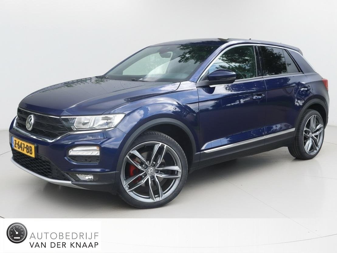 Volkswagen T-Roc 2.0 TSI 4Motion Sport | Cruise | Clima | Cr, Auto's, Volkswagen, Automaat, Gebruikt, 1984 cc, Blauw