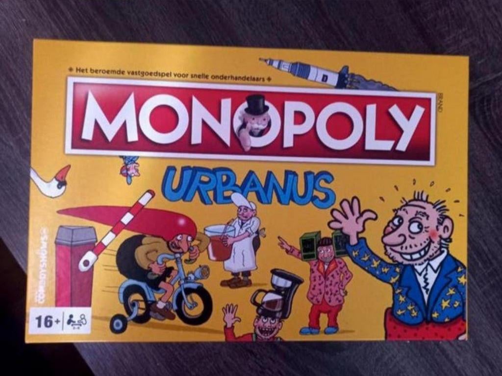 Monopoly Urbanus bordspel, Hobby en Vrije tijd, Gezelschapsspellen | Bordspellen, Ophalen of Verzenden, Zo goed als nieuw