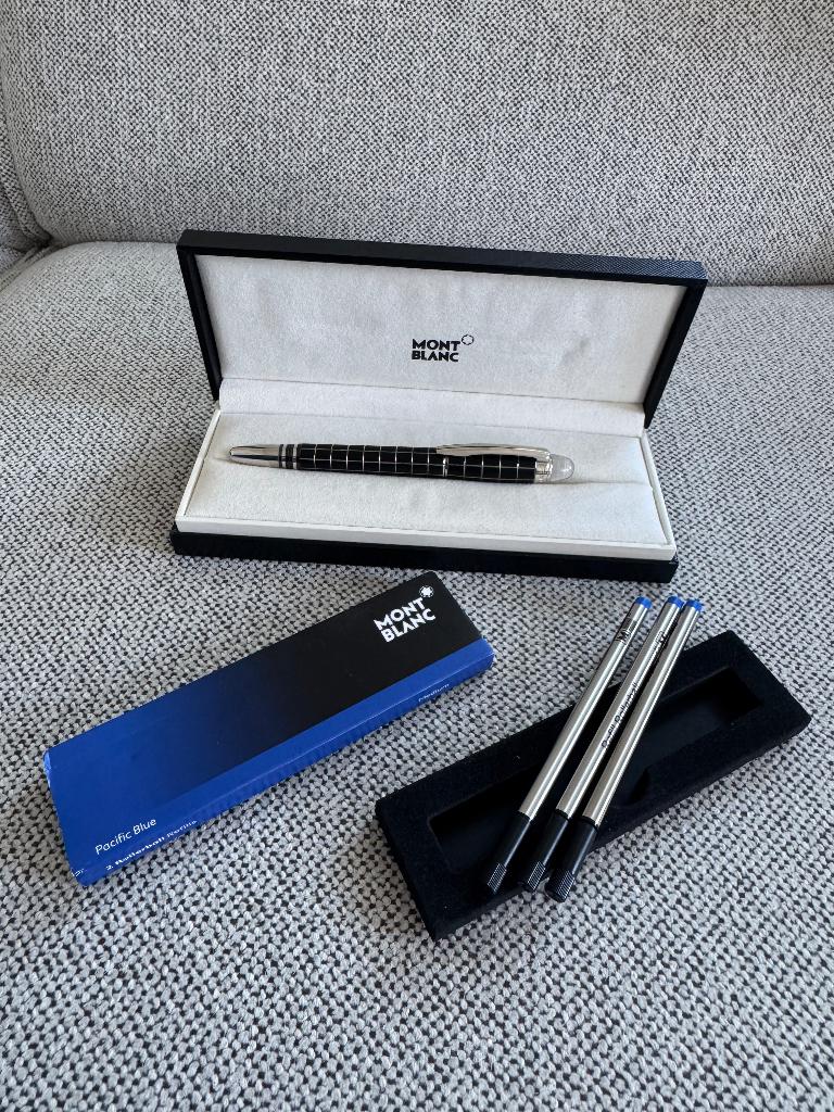 Montblanc Star Walker (vintage), Verzamelen, Pennenverzamelingen, Gebruikt, Overige typen, Met doosje, Ophalen of Verzenden